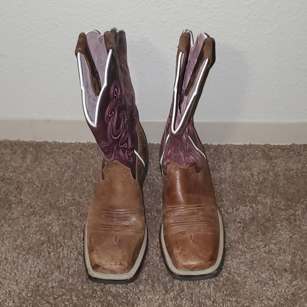 Ariat Leather Western Boots